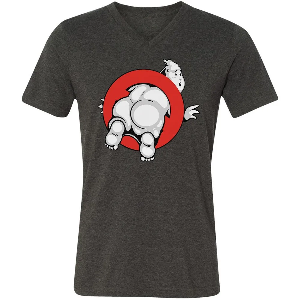 Unisex V-Neck T-Shirt - S8EUNX6Z - Dark Grey Heather - 8