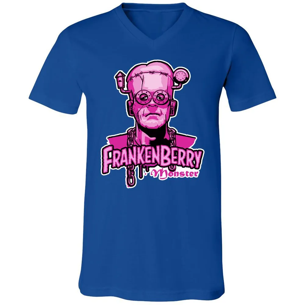 Unisex V-Neck T-Shirt - A2XKBMDN - True Royal - 4