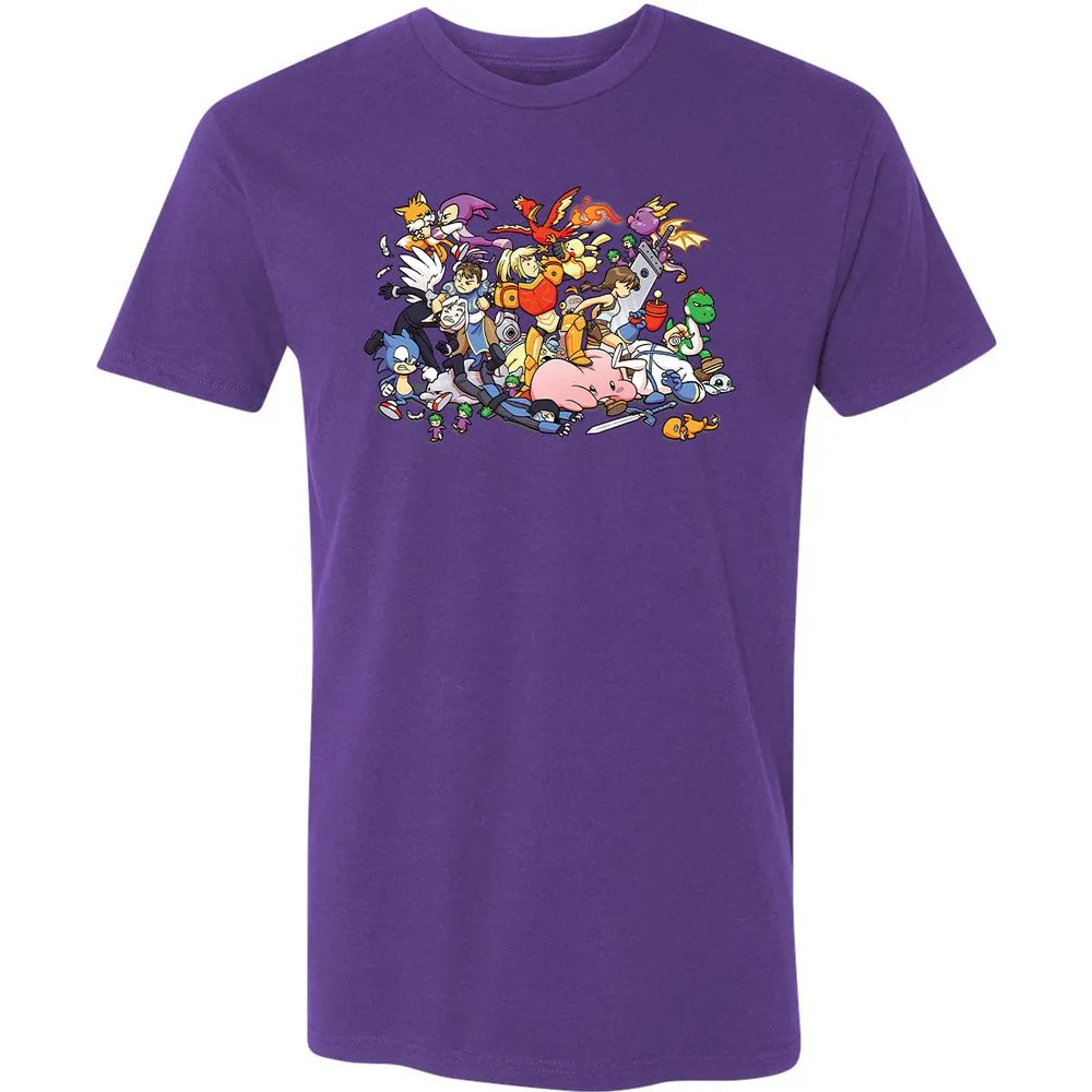 Premium Unisex T-Shirt - GQT9X8H1 - Purple Rush - 7