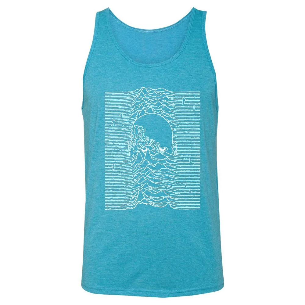 Unisex Jersey Tank - M4U1UMCG - Aqua Triblend - 3