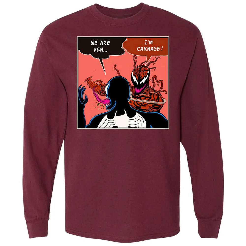 Long Sleeve T-Shirt - 82XBCY2T - Maroon - 11