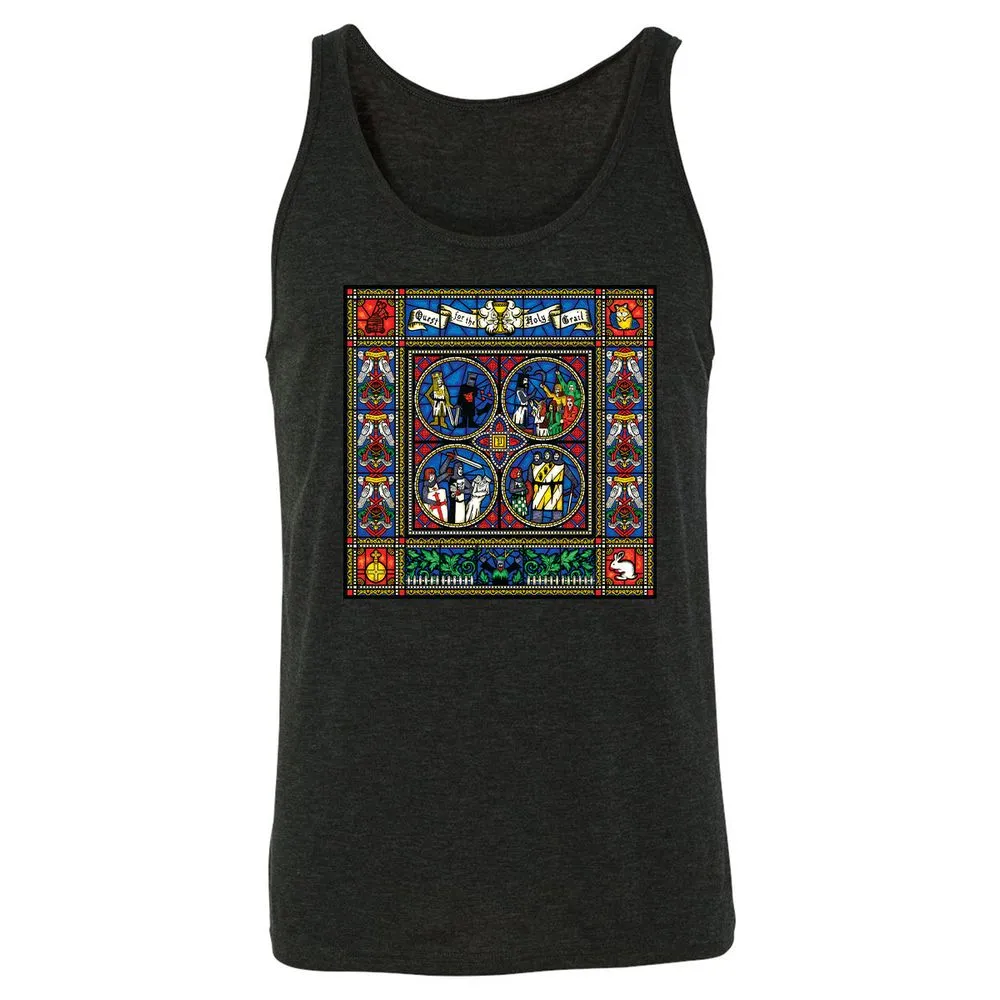 Unisex Jersey Tank - LGQF7769 - Charcoal Black Triblend - 5