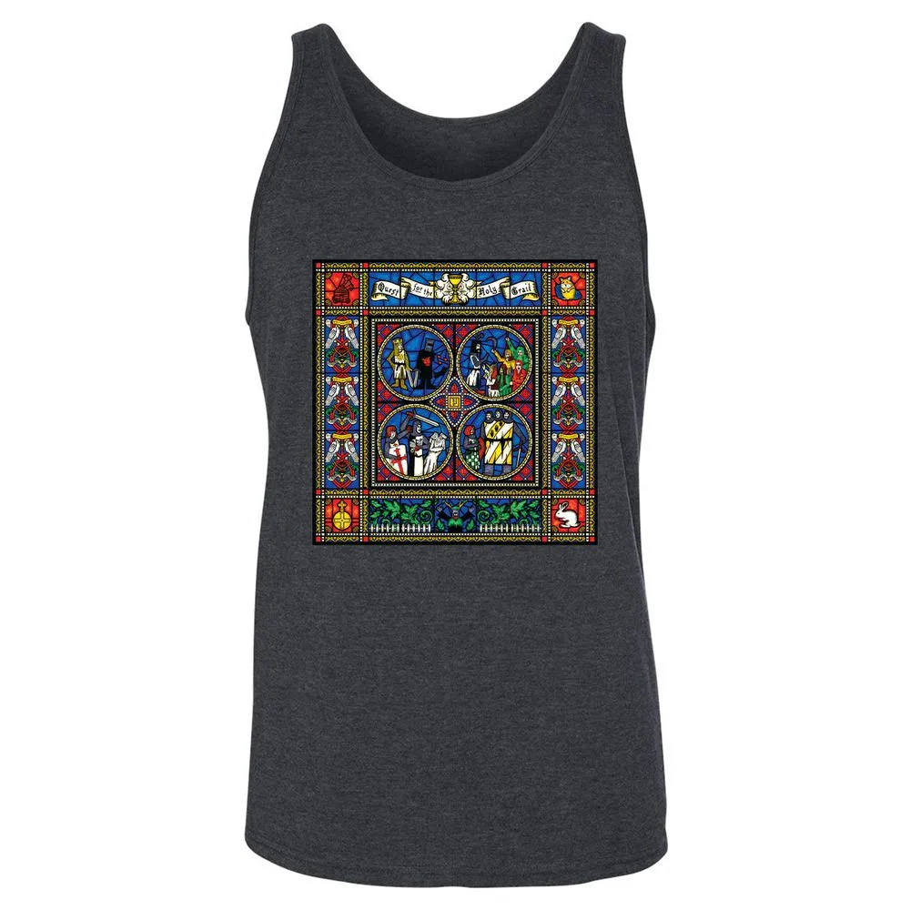 Unisex Jersey Tank - LGQF7769 - Dark Grey Heather - 6