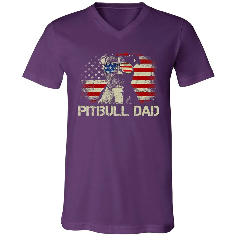 Unisex V-Neck T-Shirt - CQ5NXM5K - Team Purple - 9