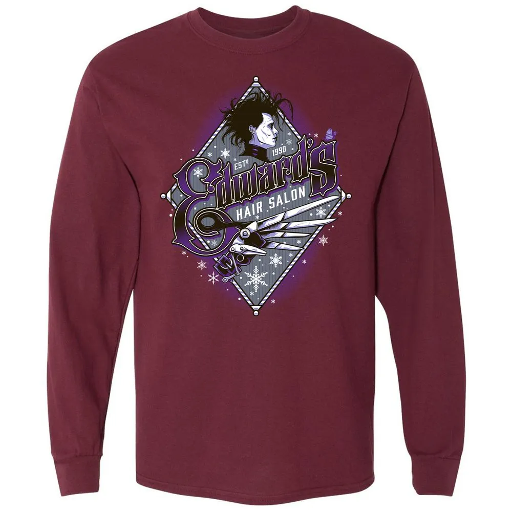 Long Sleeve T-Shirt - 29B3MA17 - Maroon - 11