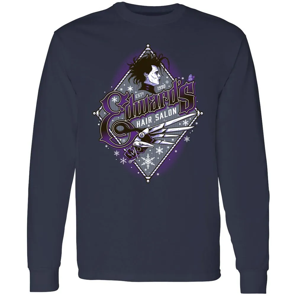 Long Sleeve T-Shirt - 29B3MA17 - Navy - 2