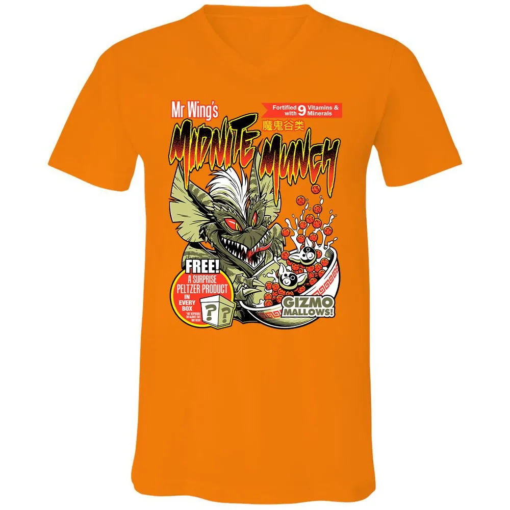Unisex V-Neck T-Shirt - 8HDSG3DU - Orange - 11