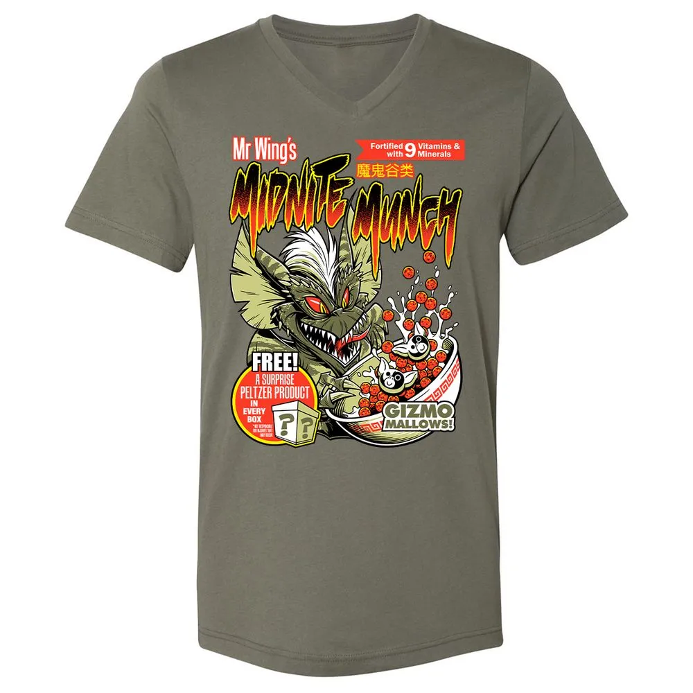 Unisex V-Neck T-Shirt - 8HDSG3DU - Military Green - 10