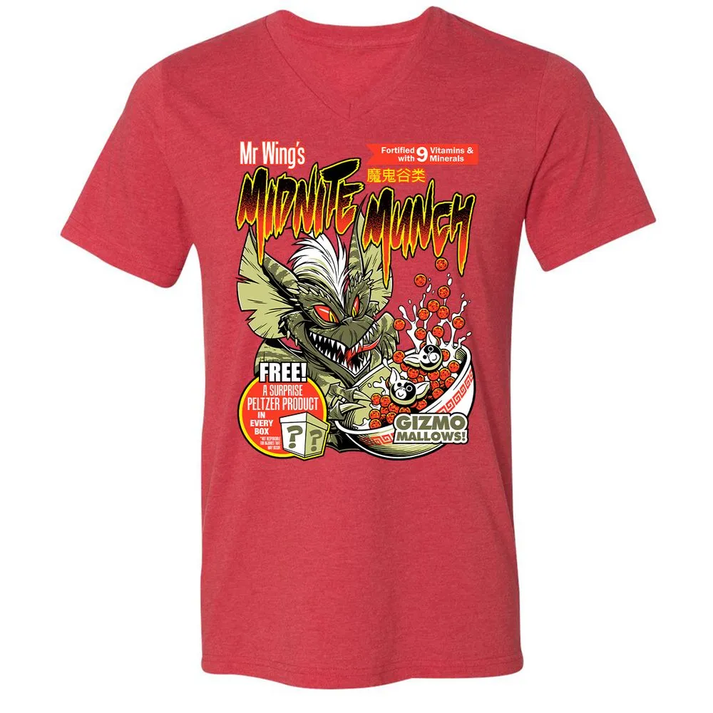 Unisex V-Neck T-Shirt - 8HDSG3DU - Heather Red - 16