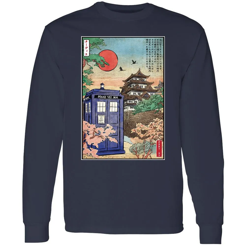 Long Sleeve T-Shirt - 825XUB3S - Navy - 2