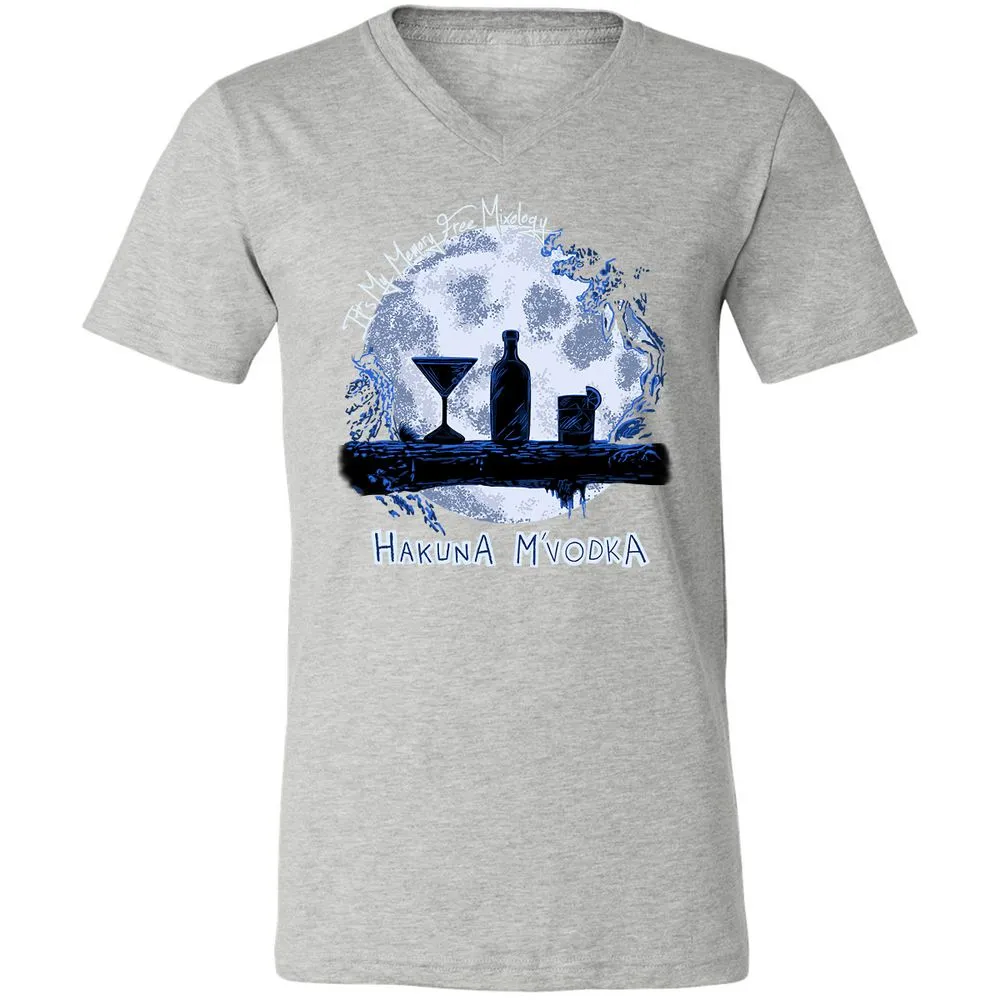 Unisex V-Neck T-Shirt - TXNGVC89 - Athletic Heather - 7