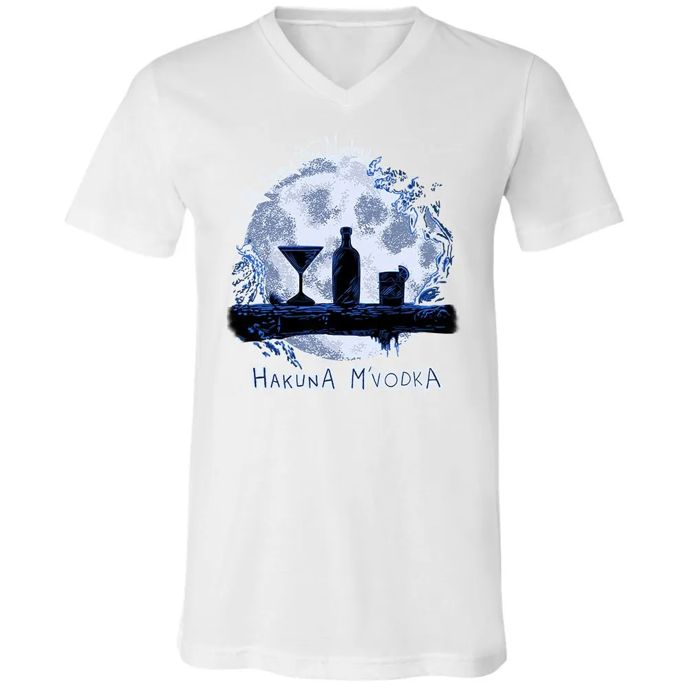 Unisex V-Neck T-Shirt - TXNGVC89 - White - 5