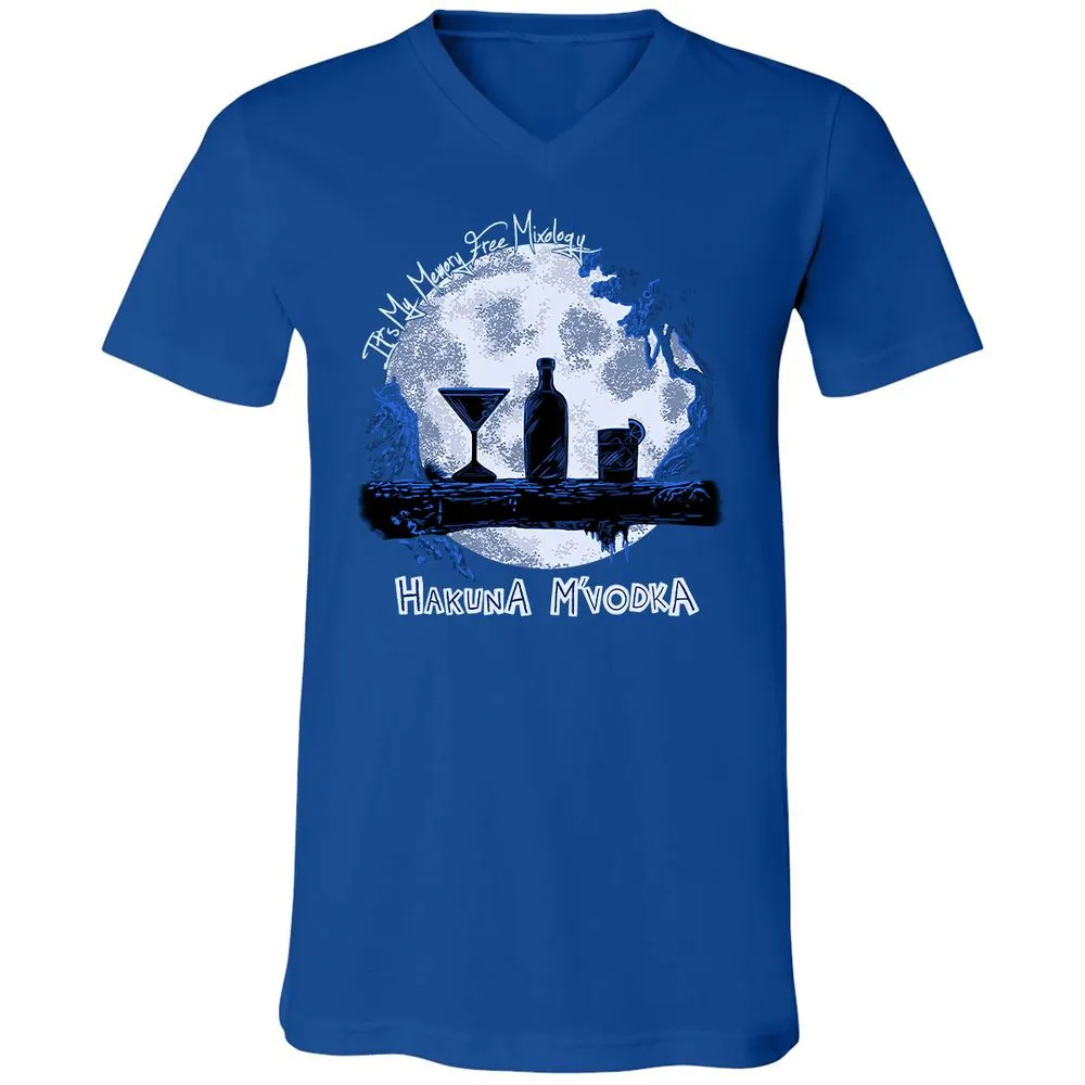 Unisex V-Neck T-Shirt - TXNGVC89 - True Royal - 4