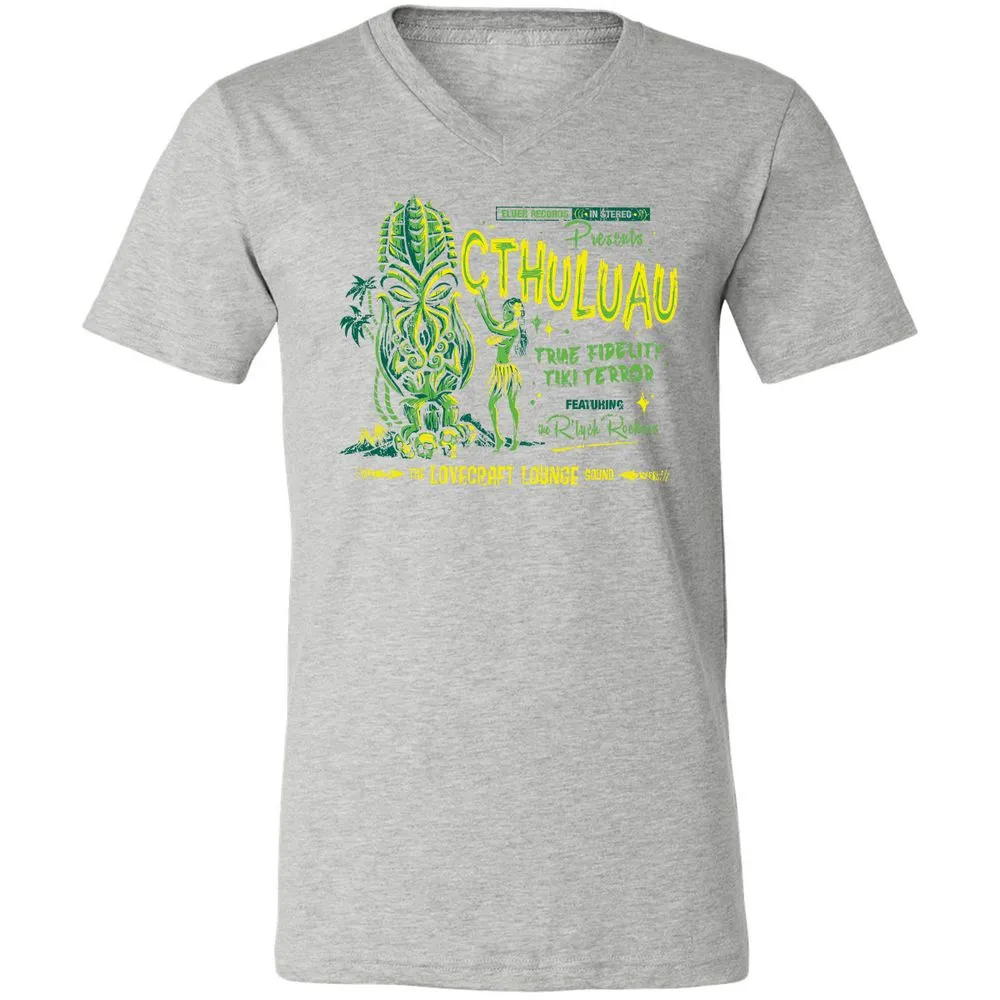 Unisex V-Neck T-Shirt - 5ZC2VZD1 - Athletic Heather - 7