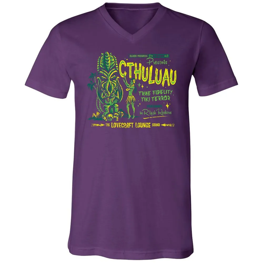 Unisex V-Neck T-Shirt - 5ZC2VZD1 - Team Purple - 9