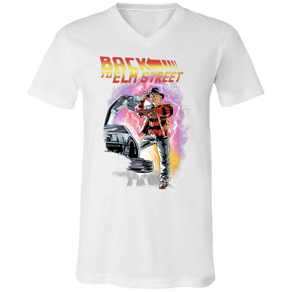 Unisex V-Neck T-Shirt - UH77J4C2 - White - 5
