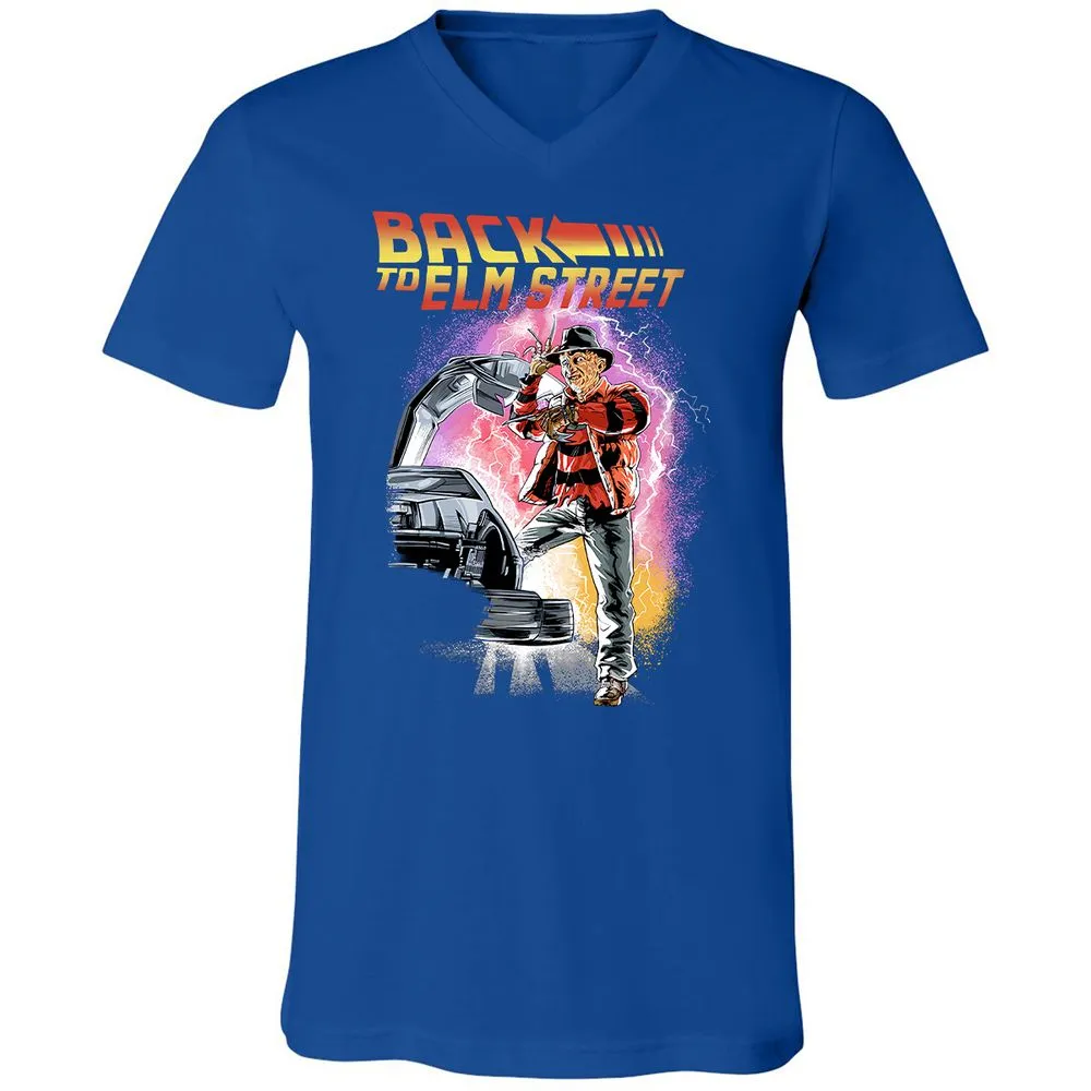 Unisex V-Neck T-Shirt - UH77J4C2 - True Royal - 4