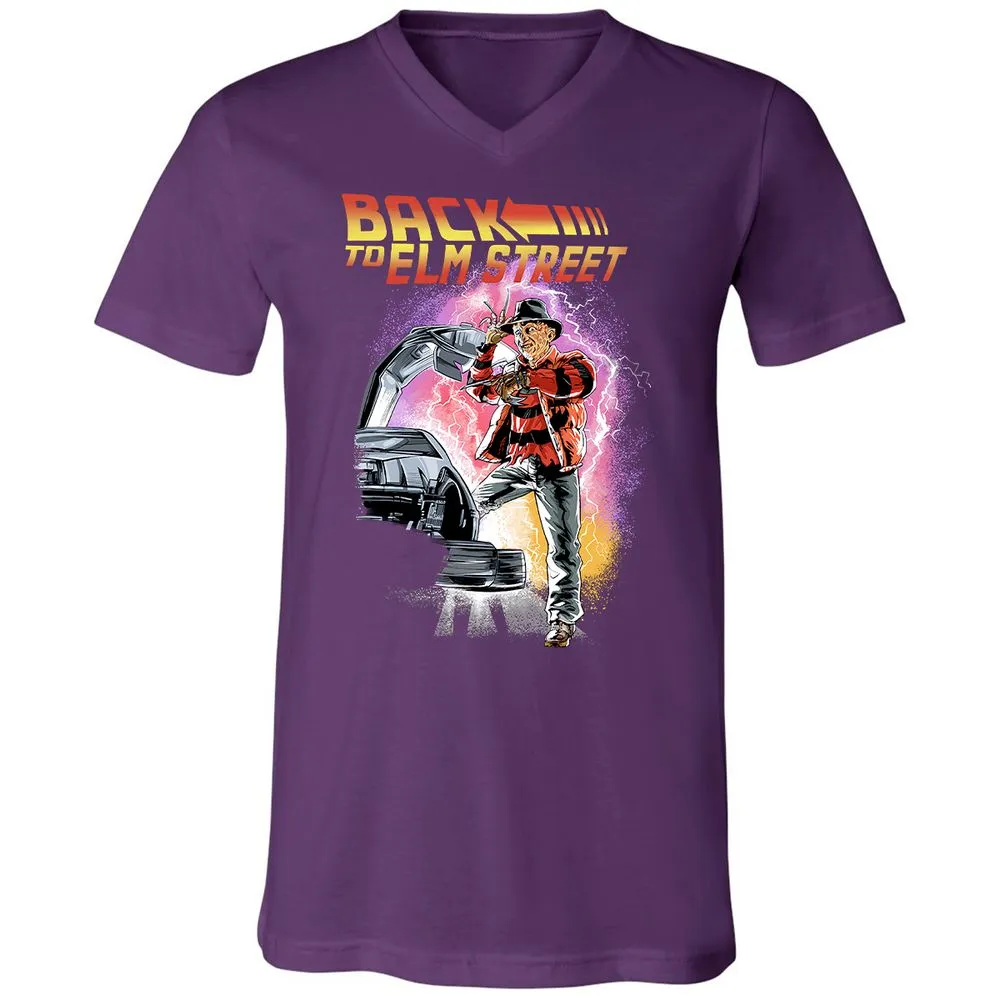 Unisex V-Neck T-Shirt - UH77J4C2 - Team Purple - 9