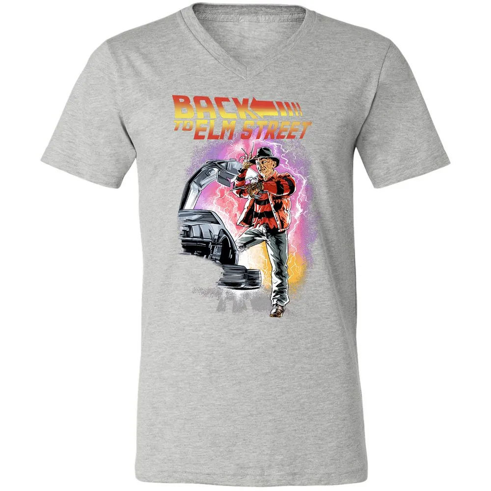 Unisex V-Neck T-Shirt - UH77J4C2 - Athletic Heather - 7