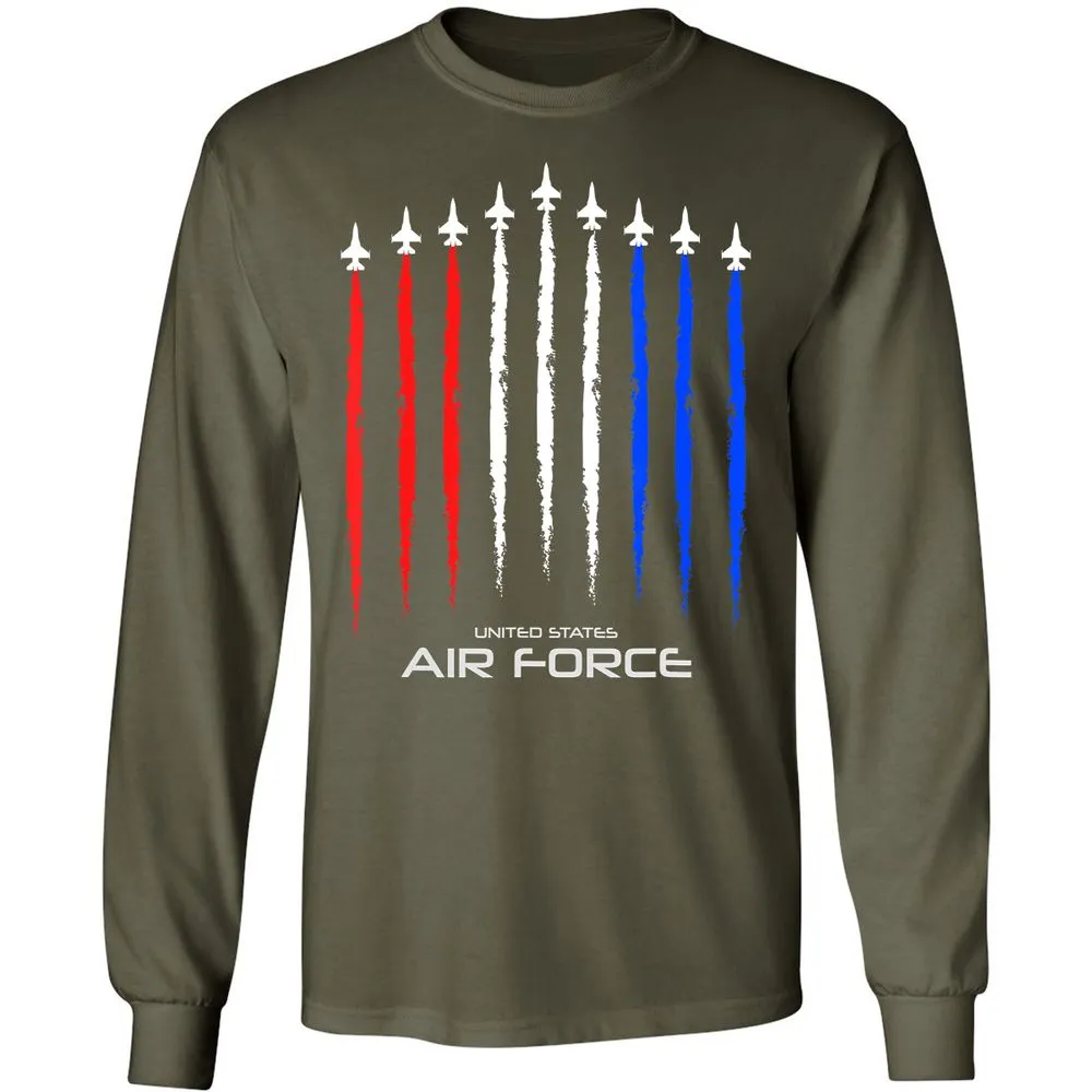 Long Sleeve T-Shirt - 2L622GAT - Military Green - 16