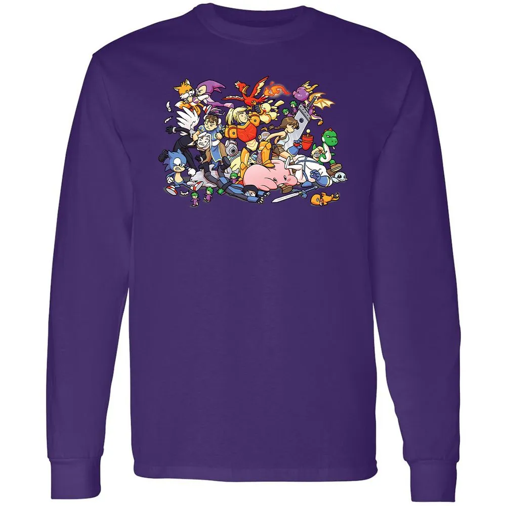 Long Sleeve T-Shirt - 3LBWRNG9 - Purple - 13