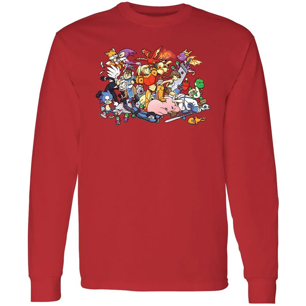 Long Sleeve T-Shirt - 3LBWRNG9 - Red - 14