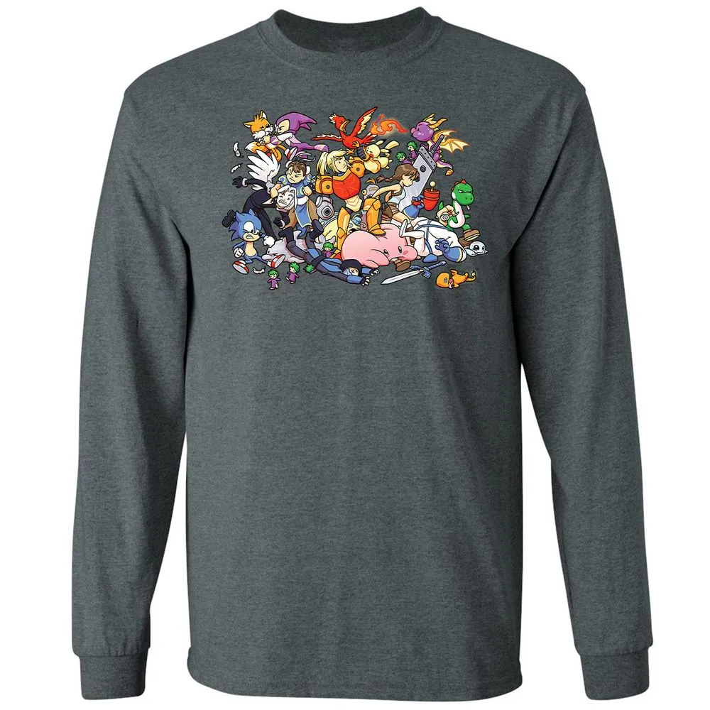 Long Sleeve T-Shirt - 3LBWRNG9 - Dark Heather - 15