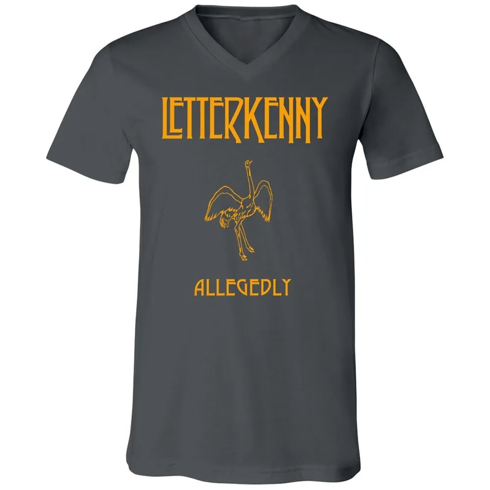 Unisex V-Neck T-Shirt - 6164ZZED - Asphalt - 12