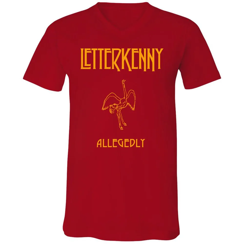 Unisex V-Neck T-Shirt - 6164ZZED - Red - 3