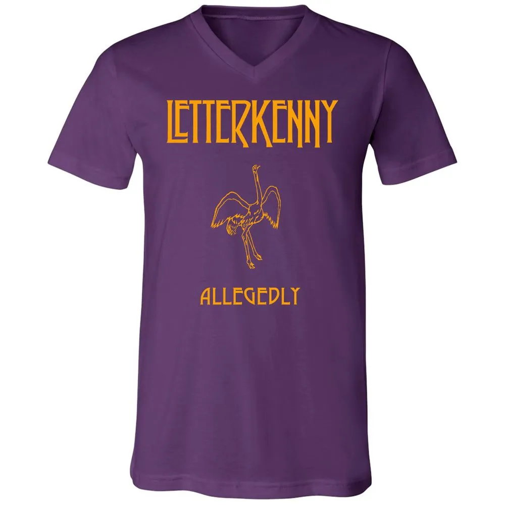 Unisex V-Neck T-Shirt - 6164ZZED - Team Purple - 9
