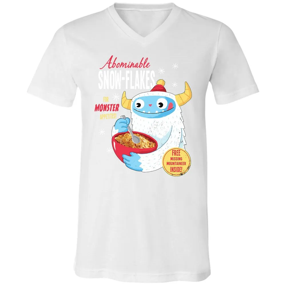 Unisex V-Neck T-Shirt - 8PPRHABS - White - 5