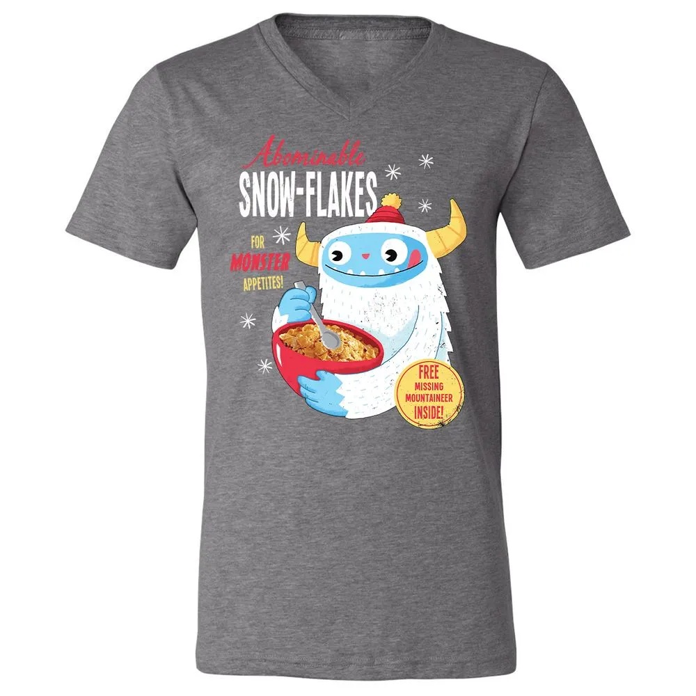 Unisex V-Neck T-Shirt - 8PPRHABS - Deep Heather - 13
