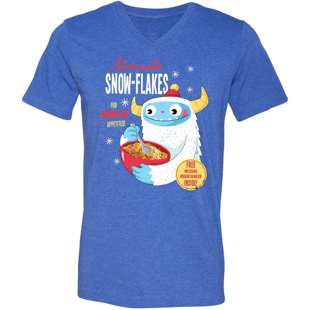 Unisex V-Neck T-Shirt - 8PPRHABS - Heather True Royal - 14