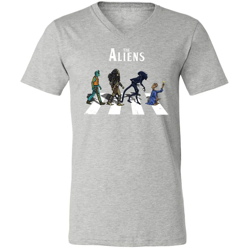 Unisex V-Neck T-Shirt - A22VMUFS - Athletic Heather - 7