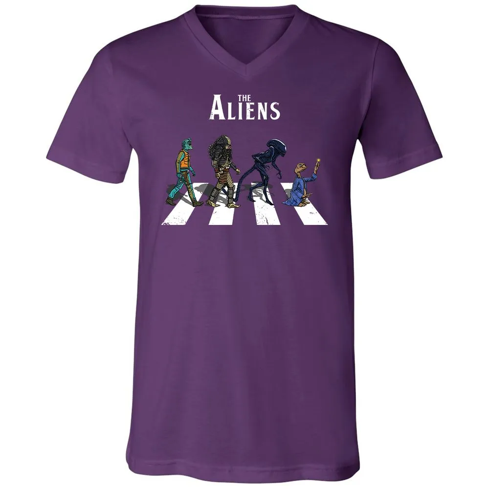 Unisex V-Neck T-Shirt - A22VMUFS - Team Purple - 9