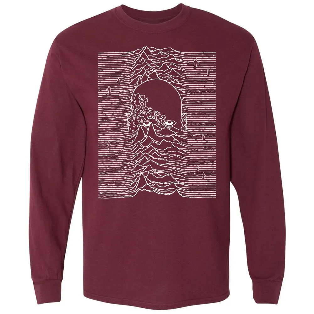 Long Sleeve T-Shirt - 5KRPSV7P - Maroon - 11