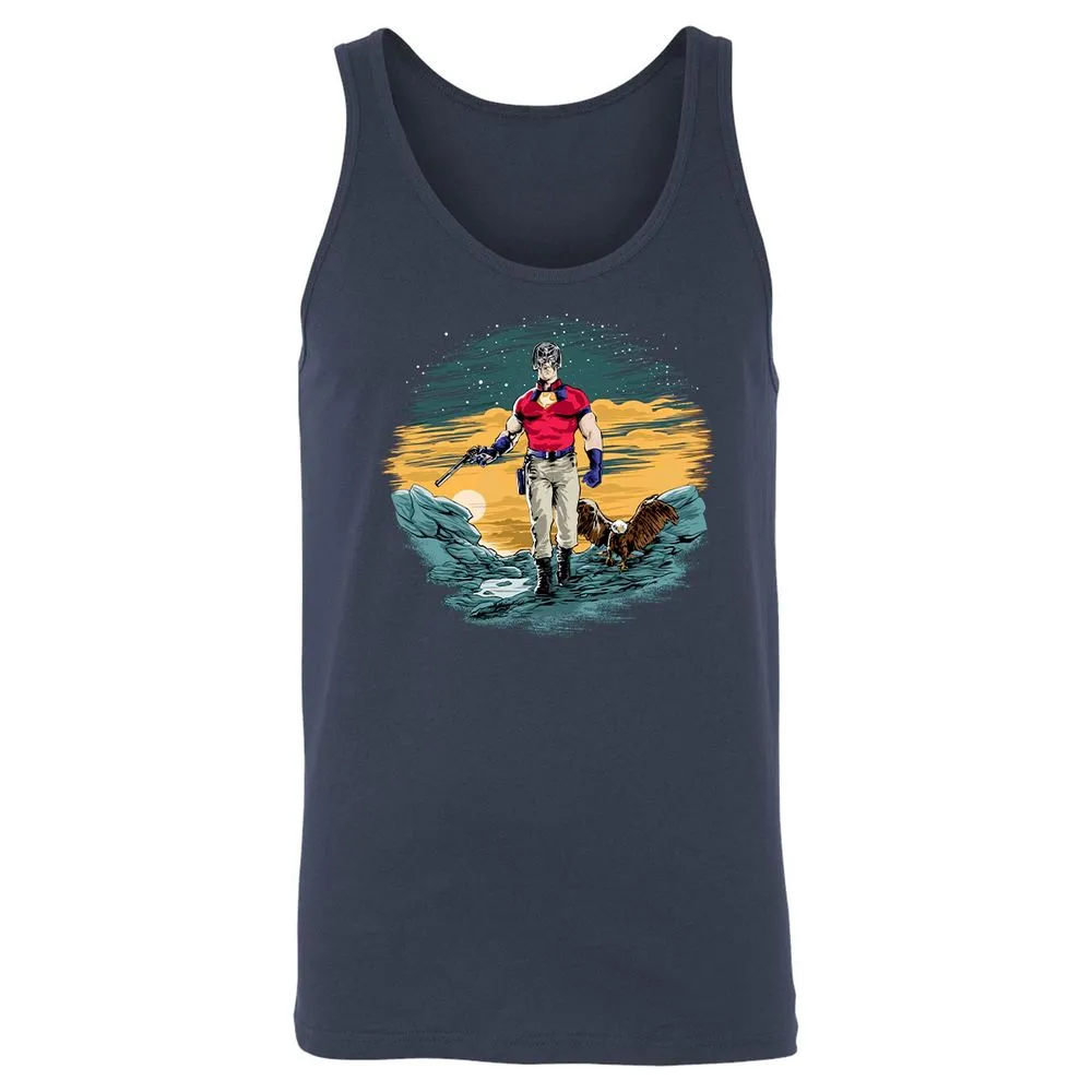 Unisex Jersey Tank - B22Y7Y8J - Navy - 2