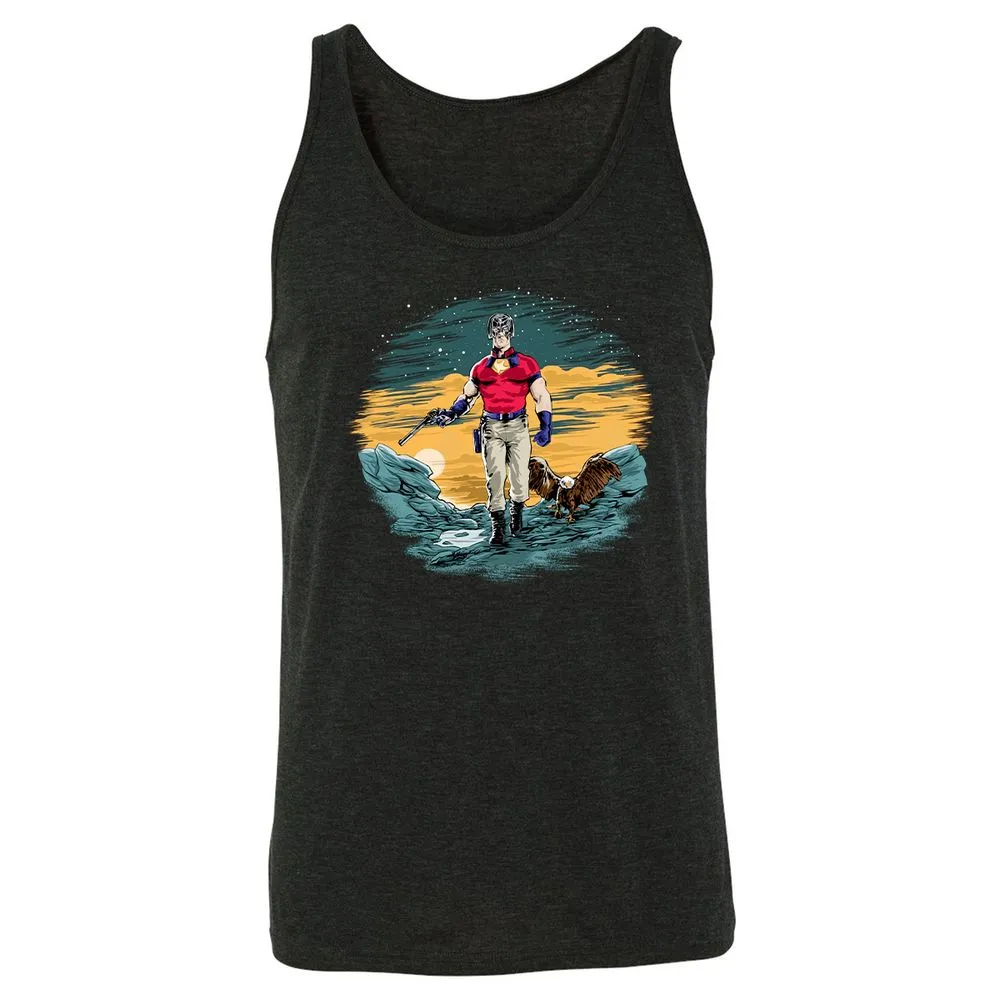 Unisex Jersey Tank - B22Y7Y8J - Charcoal Black Triblend - 5
