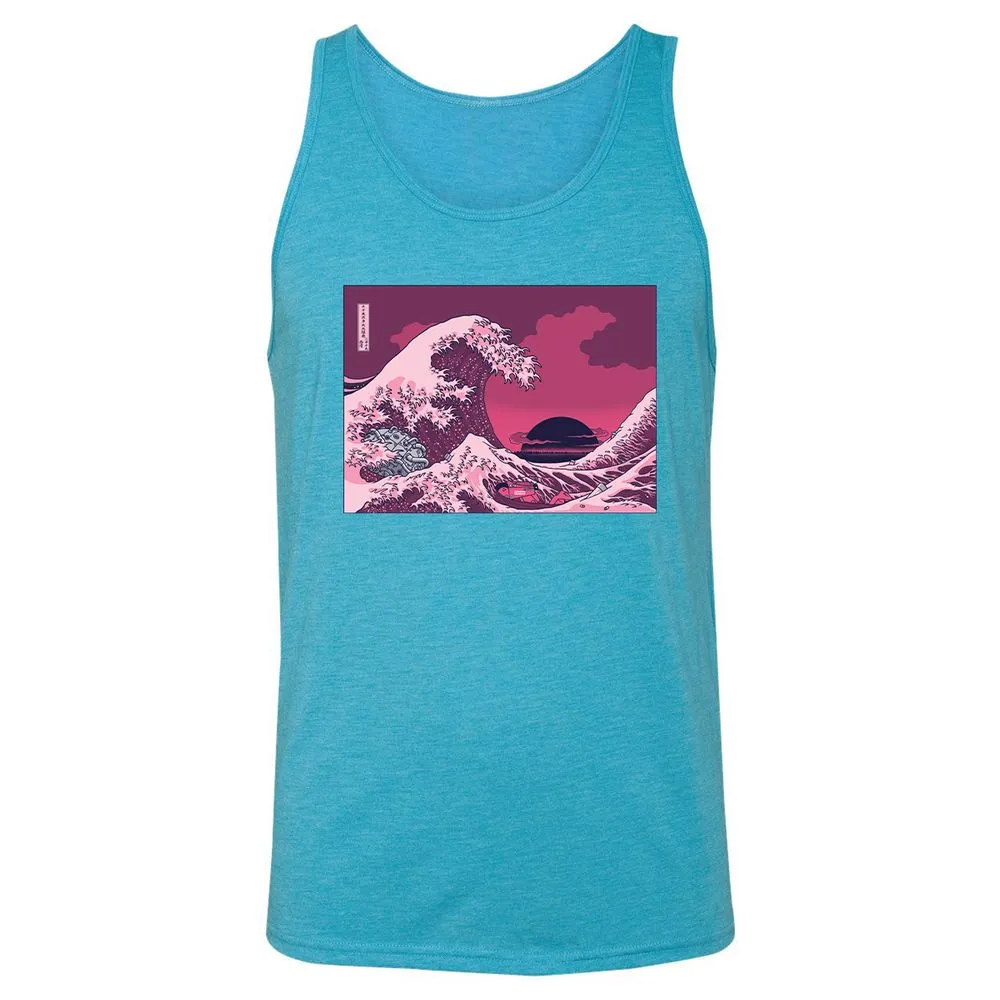 Unisex Jersey Tank - GRGURDPV - Aqua Triblend - 3