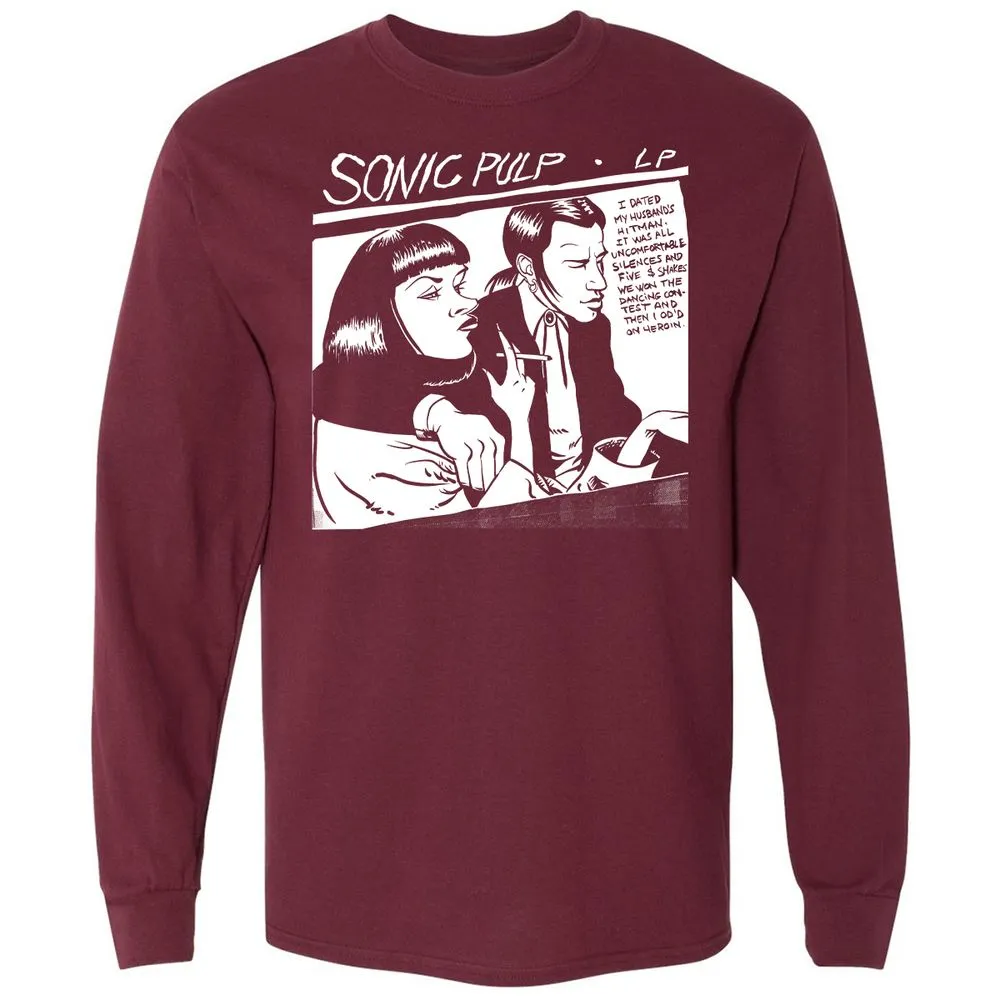 Long Sleeve T-Shirt - 445XDU2P - Maroon - 11