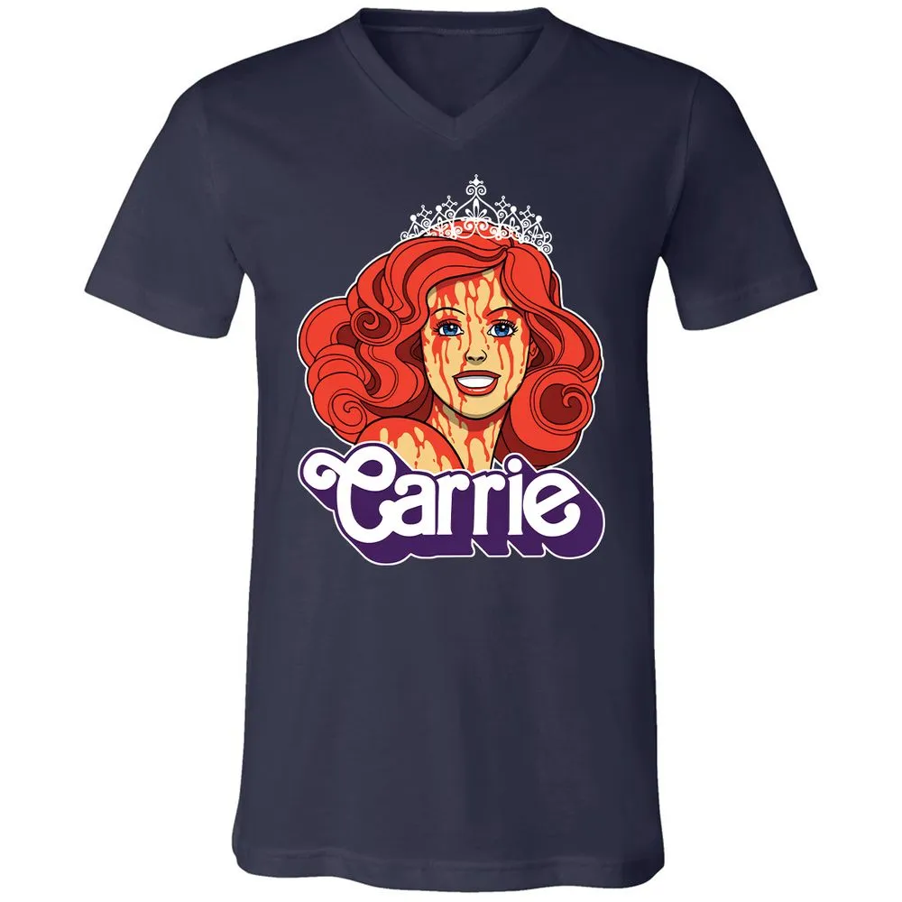 Unisex V-Neck T-Shirt - L96CBNHK - Navy - 2
