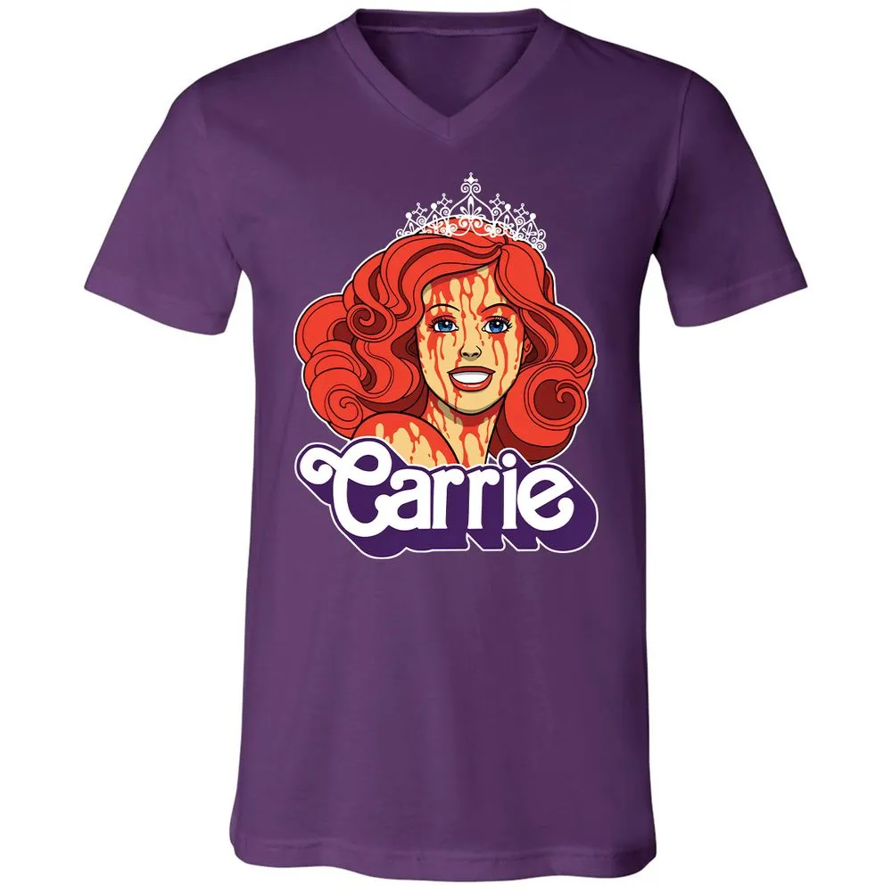 Unisex V-Neck T-Shirt - L96CBNHK - Team Purple - 9