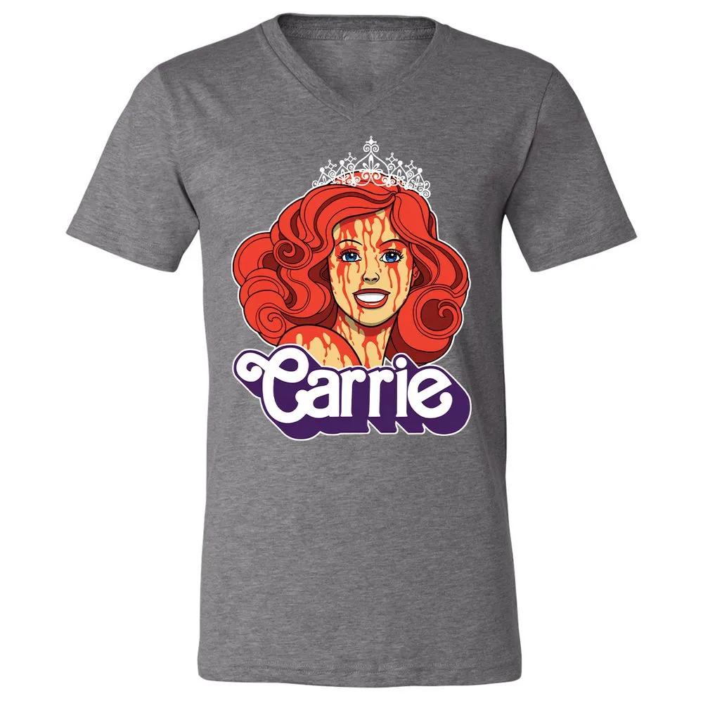 Unisex V-Neck T-Shirt - L96CBNHK - Deep Heather - 13