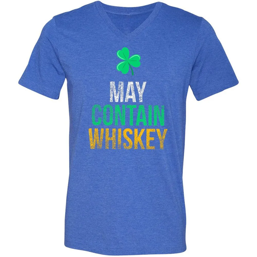 Unisex V-Neck T-Shirt - 44SP497V - Heather True Royal - 14
