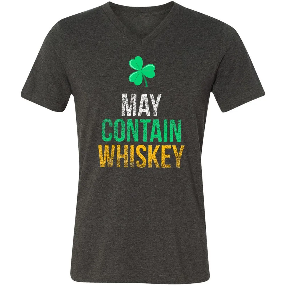 Unisex V-Neck T-Shirt - 44SP497V - Dark Grey Heather - 8