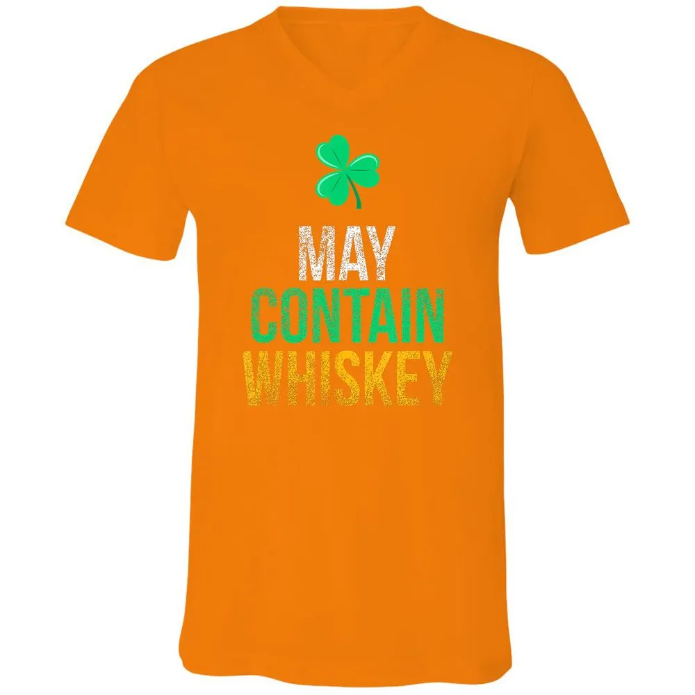 Unisex V-Neck T-Shirt - 44SP497V - Orange - 11
