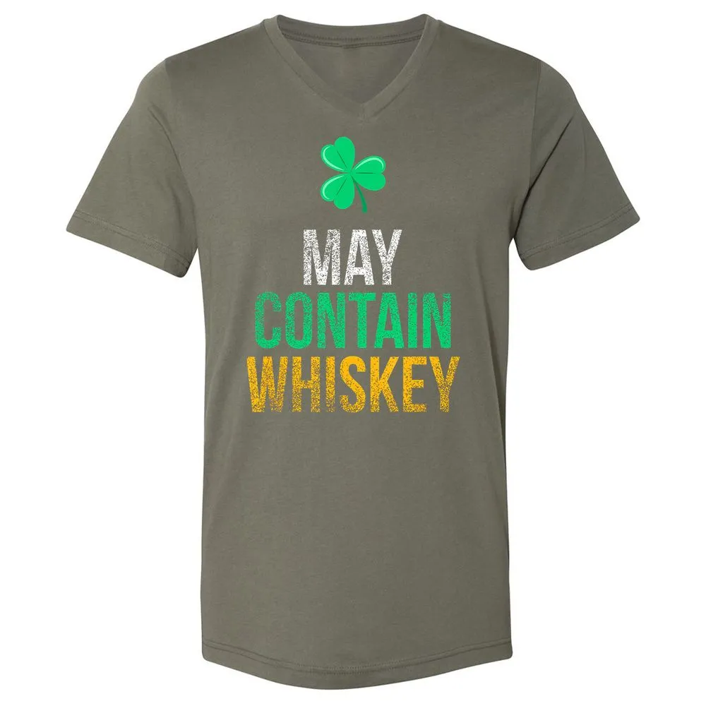 Unisex V-Neck T-Shirt - 44SP497V - Military Green - 10