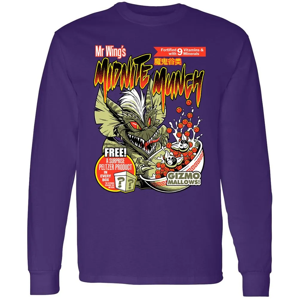 Long Sleeve T-Shirt - XCJNU71G - Purple - 13