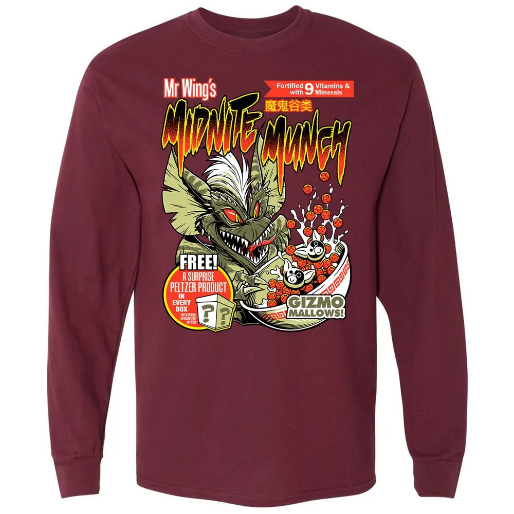 Long Sleeve T-Shirt - XCJNU71G - Maroon - 11