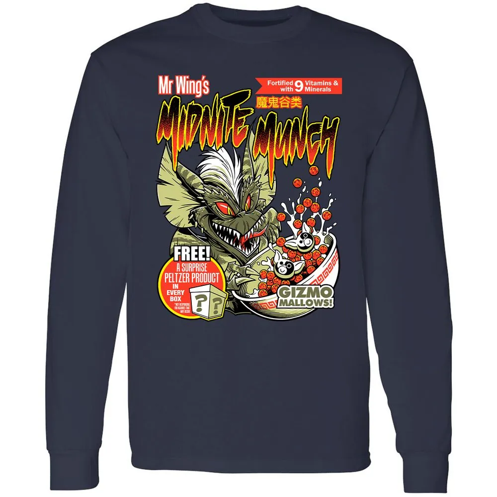 Long Sleeve T-Shirt - XCJNU71G - Navy - 2